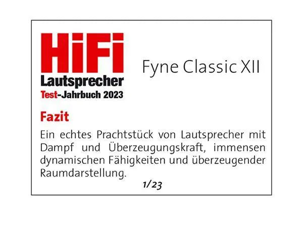 Fyne Audio Classic 12 (Paarpreis)
