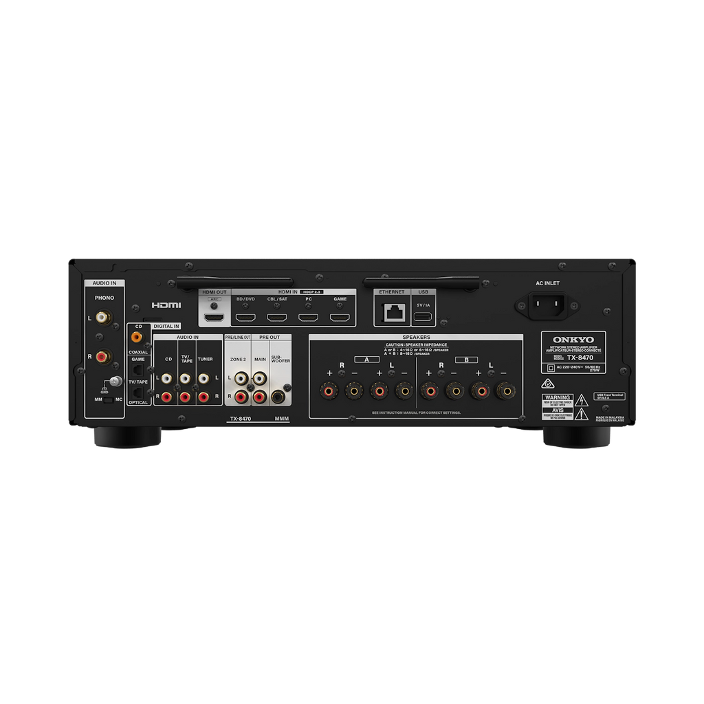 Onkyo TX-8470 Netzwerk-Stereo-Receiver