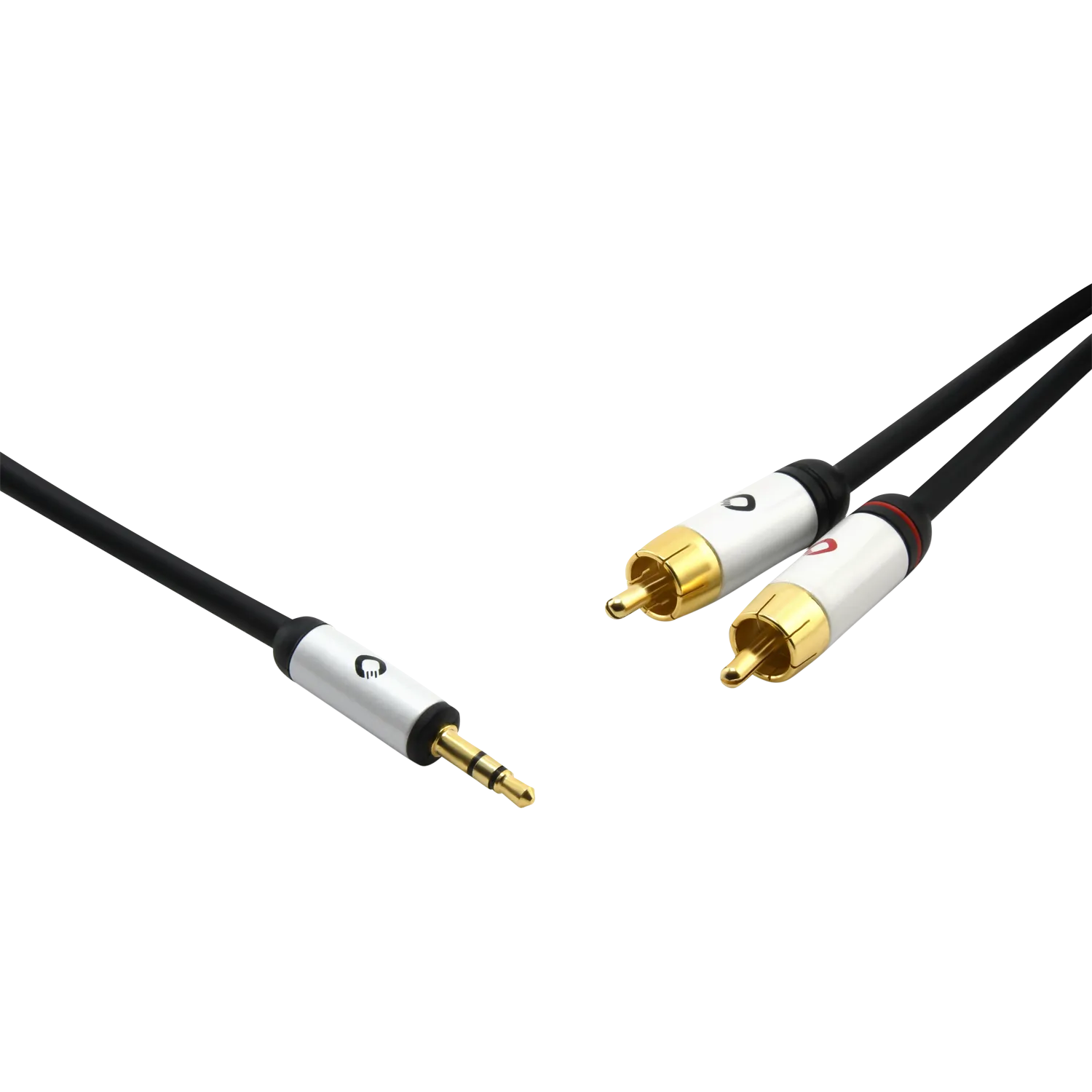 Oehlbach 3,5 Klinke auf 2xCinch  i-Connect RCA Jack