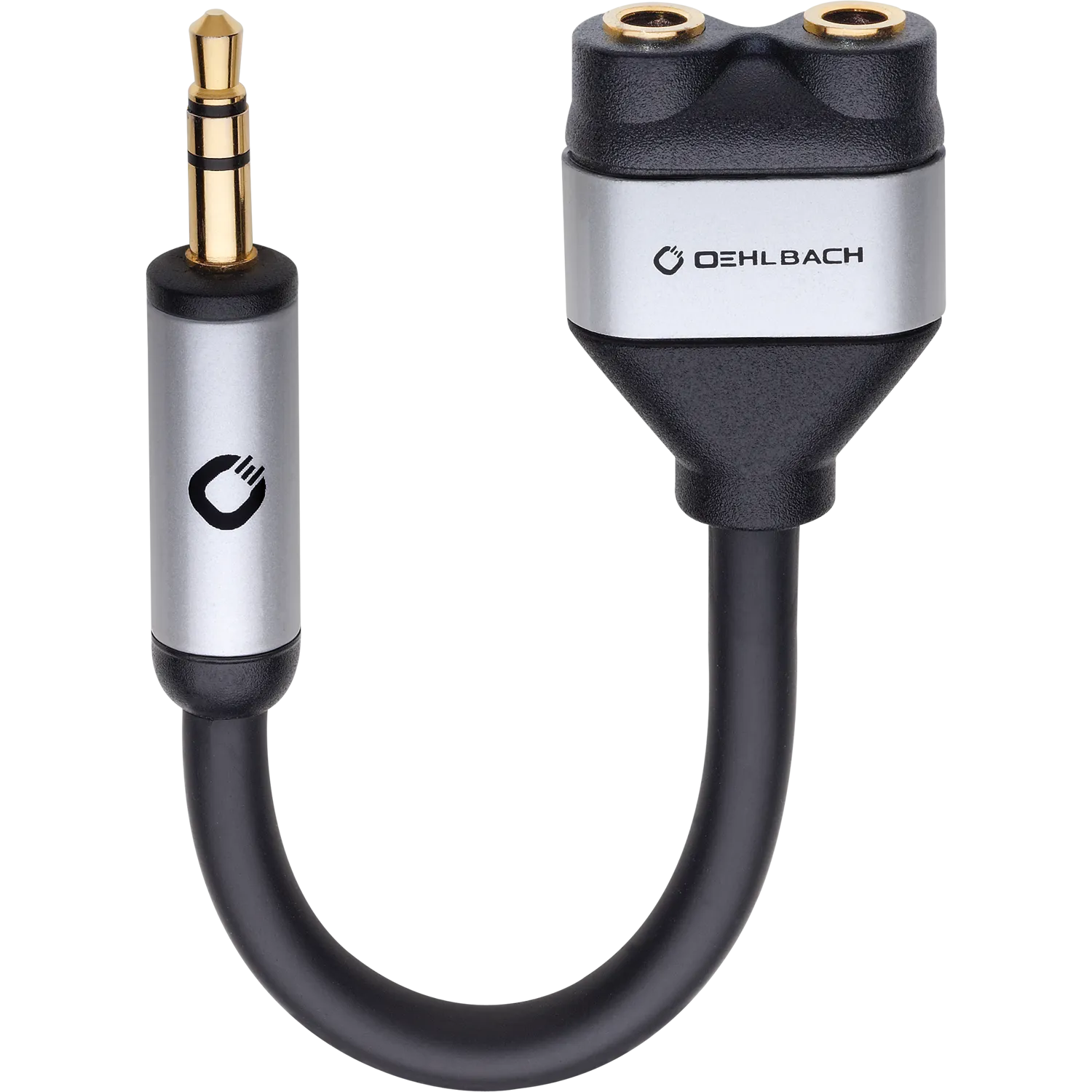 Oehlbach 3,5 Klinke auf 2x3,5 Klinkenbuchse  i-Connect Split