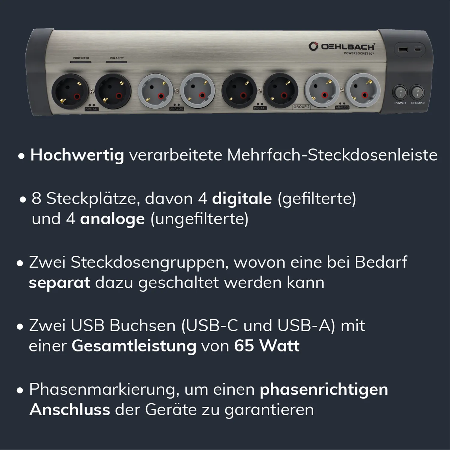 Oehlbach Powersocket 907 MKII